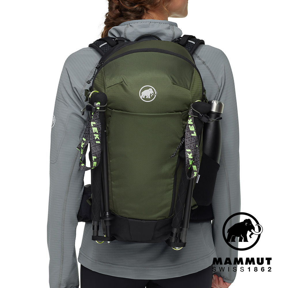 【Mammut 長毛象】Lithium 30 多功能健行後揹包30L 女款 深沼澤綠/黑 #2530-00740