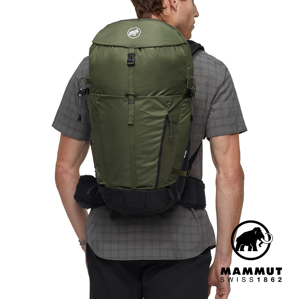 【Mammut 長毛象】Lithium 30 多功能健行後揹包30L 男款 深沼澤綠/黑 #2530-03152