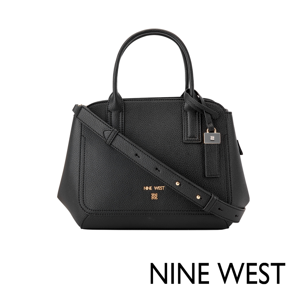 NINE WEST MORDEN 幾何造型托特包-黑色(128606)
