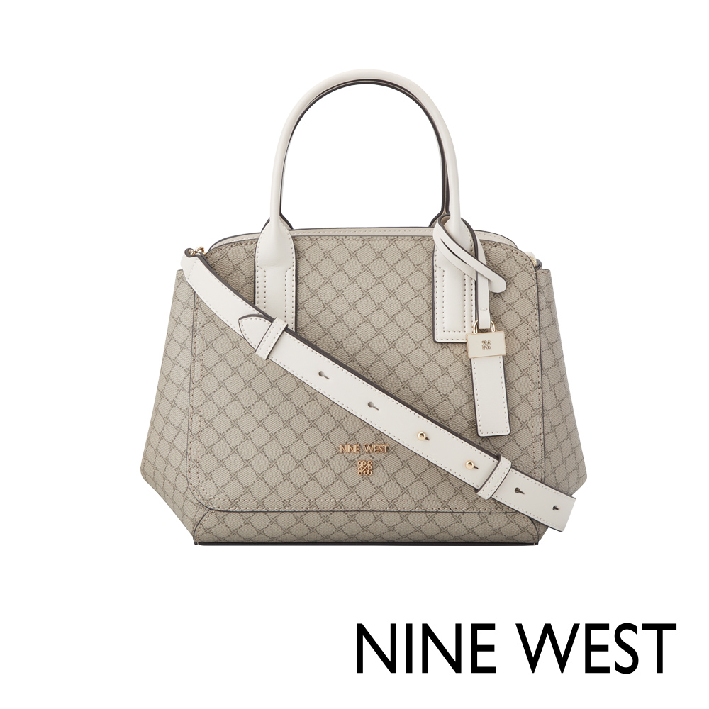 NINE WEST MORDEN 幾何造型托特包-LOGO紋(128606)