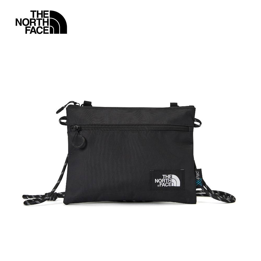 The North Face北面男女款黑色休閒單肩包｜8DJQKX7 斜揹包