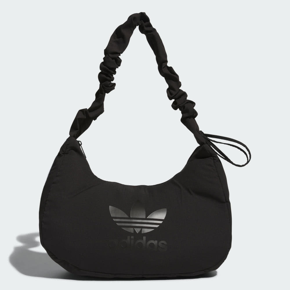 【ADIDAS】SHLDR BAG L 女款 黑色 肩揹包 腋下包-JP0145