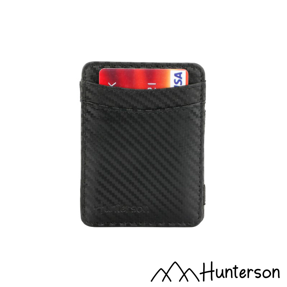 【Hunterson】經典皮夾-碳黑 HU-S1RFID-CRB