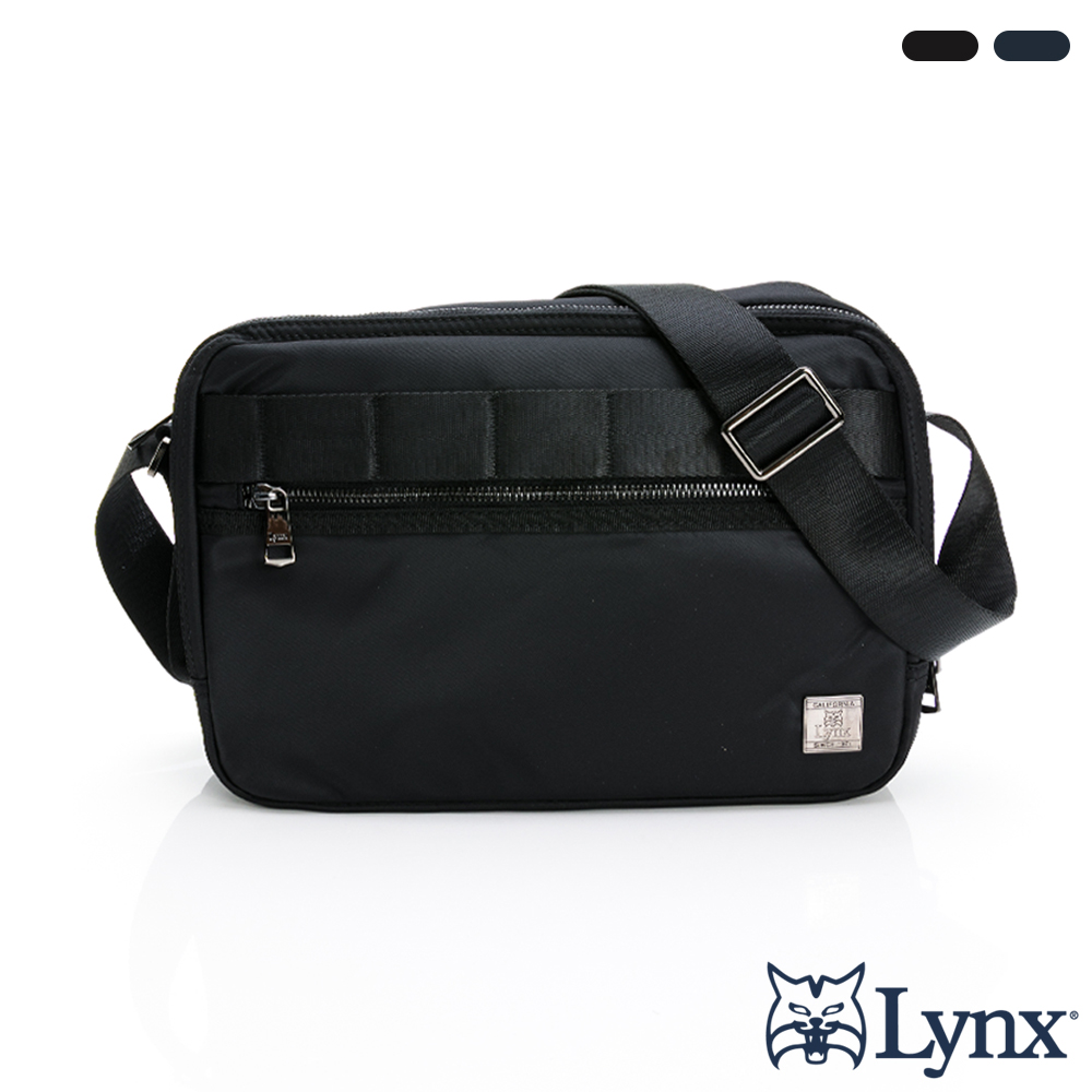 Lynx - 美國山貓菁英男士多層收納橫式側背包 - 共二色