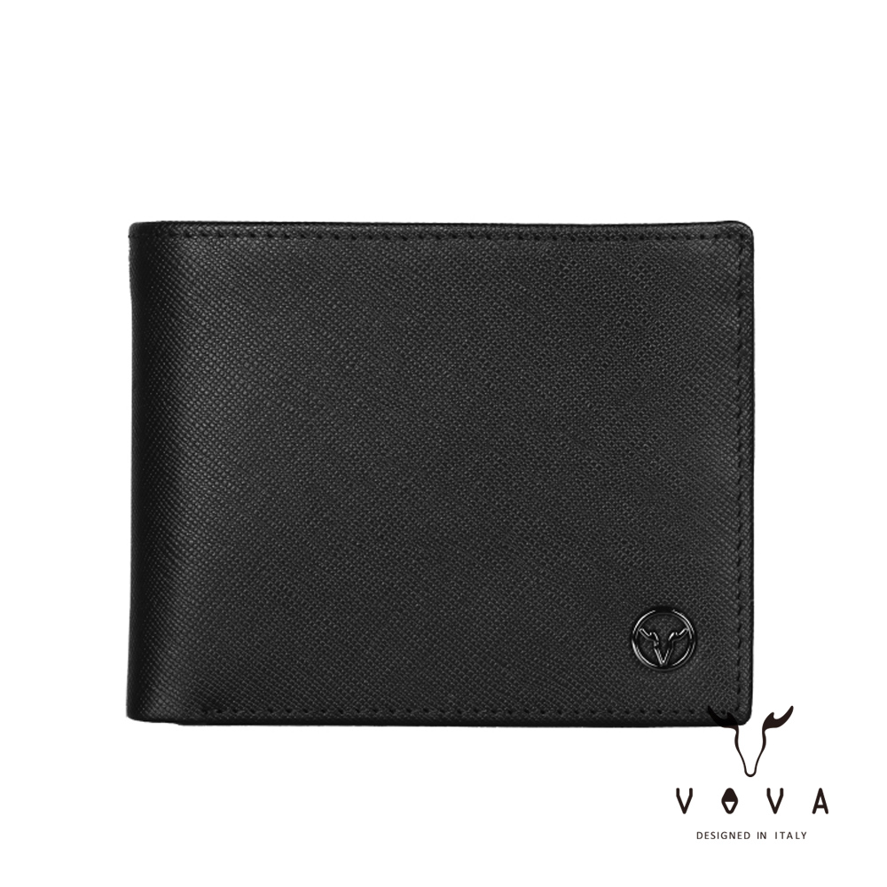 VOVA 沃汎 CASSIEN 卡西安系列8卡皮夾 -黑色 VA134W002BK