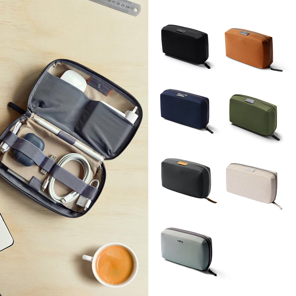 澳洲 Bellroy | Tech Kit 電子配件專用拉鍊收納包 原廠三年保固