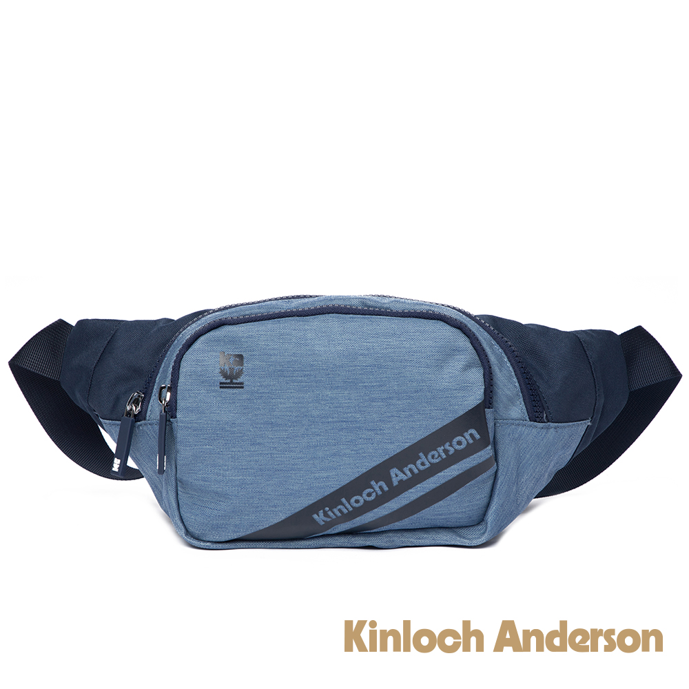【Kinloch Anderson】Even簡約造型腰包-深藍色