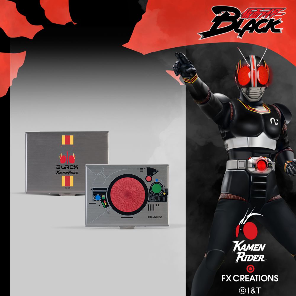 【FX CREATIONS】假面騎士BLACK 黑日-卡片收納盒-灰 KMRW001-21