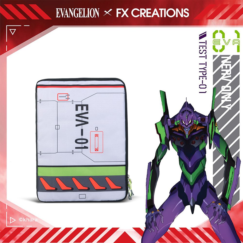 【FX CREATIONS】EVA新世紀福音戰士-初號機-14吋筆電收納包 EVA76194LC-21