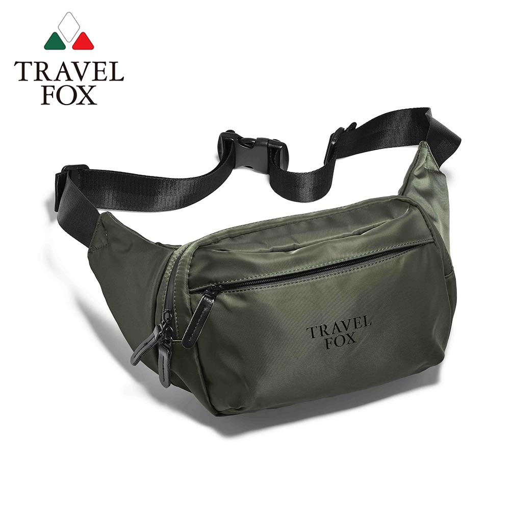 TRAVEL FOX 旅狐 城市移動防水腰/斜背包 (TB823-17) 綠色