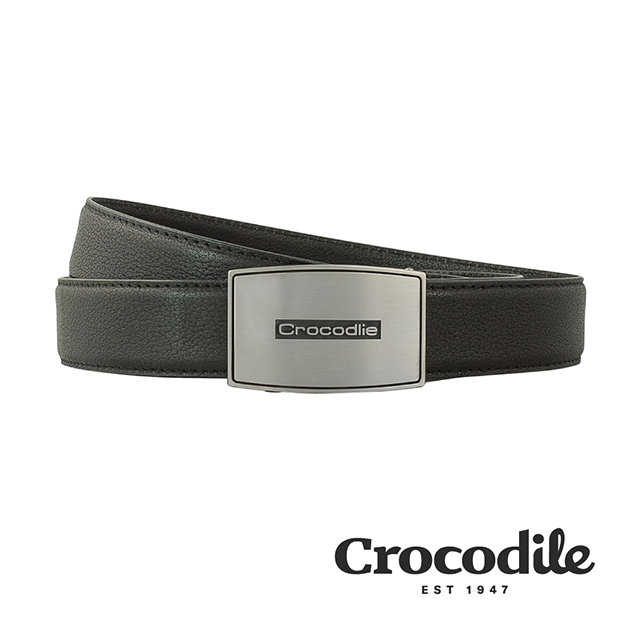 Crocodile 鱷魚皮件 真皮自動扣皮帶 0101-42019-01