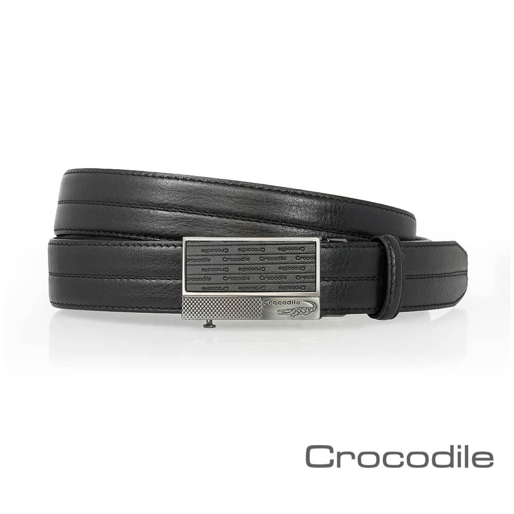Crocodile 鱷魚皮件 真皮皮帶 紳士自動穿扣皮帶 0101-42011-01