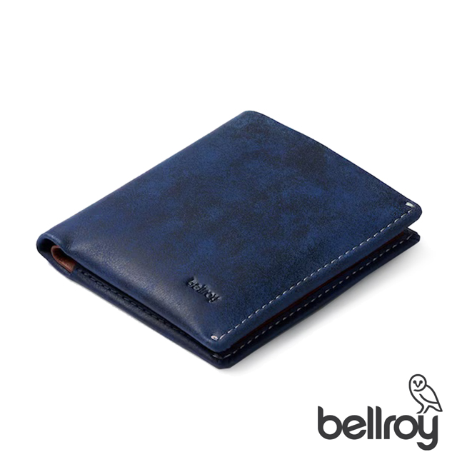 Bellroy Note Sleeve 系列真皮直式零錢短夾 - 海洋藍