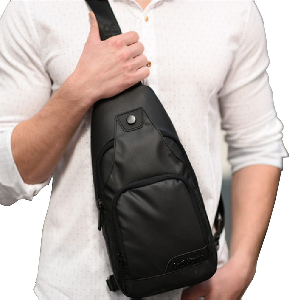 PUSH! 戶外用品 防水單肩斜背包旅遊包學生包3C小包商務包防搶包手機包U52