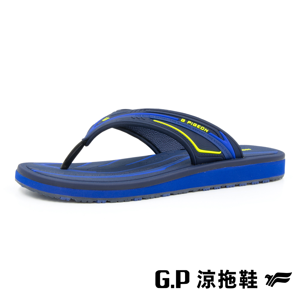 【G.P】男款高彈性舒適夾腳拖鞋G5687M-26 藍綠色 (SIZE:40-44 共二色)
