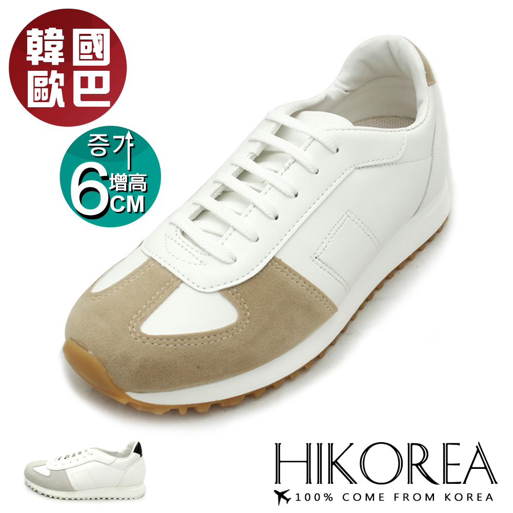【HIKOREA】韓國空運/正韓製。運動鞋款增高6CM男款休閒(73-467/共二色/現貨+預購)