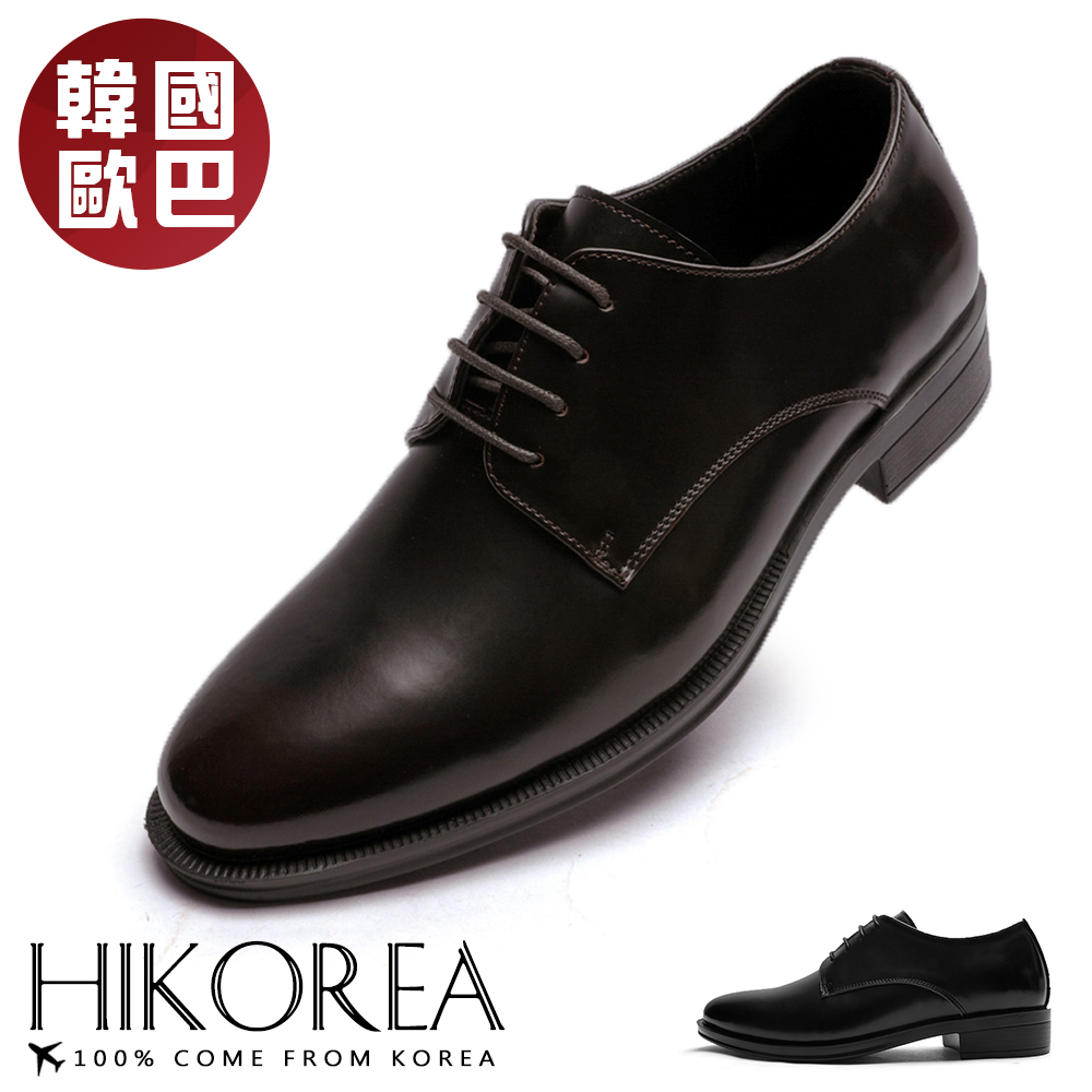 【HIKOREA】正韓空運/男士皮鞋。男款紳士皮鞋商務皮鞋經典款皮鞋(73-482/共二色/現貨+預購)