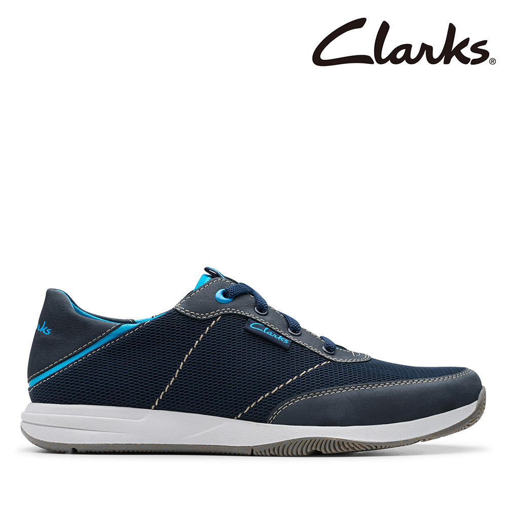 【Clarks】男款Sailview Sport 異材質拼接休閒鞋CLM82002C
