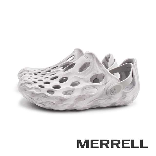 MERRELL(男)Hydro Moc風格潮流水陸兩棲溯溪洞洞鞋 男鞋-灰白