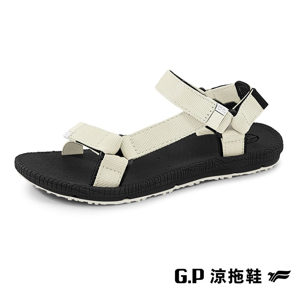 【G.P】Charm撞色織帶涼鞋G1674W-72 杏色(SIZE:36-39 共三色)