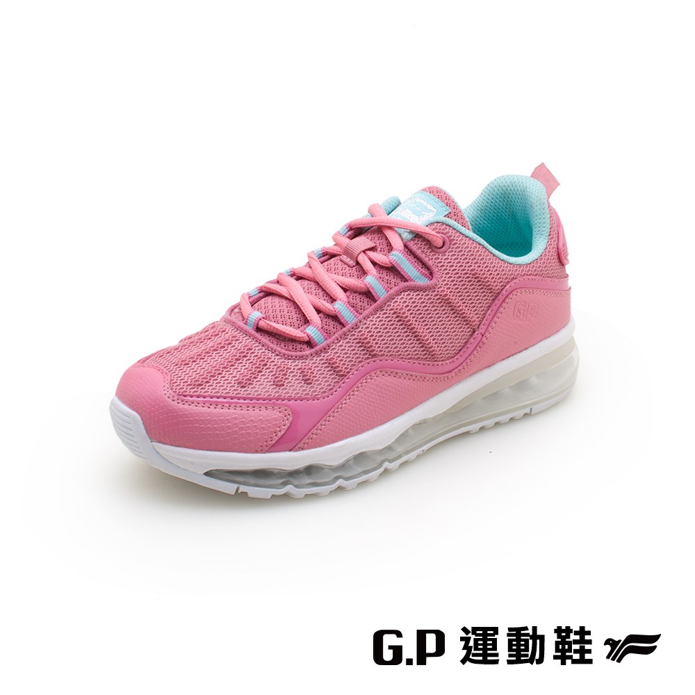 【G.P 女款全氣墊運動休閒鞋】P7633W-44 粉色 (SIZE:36-40 共二色)