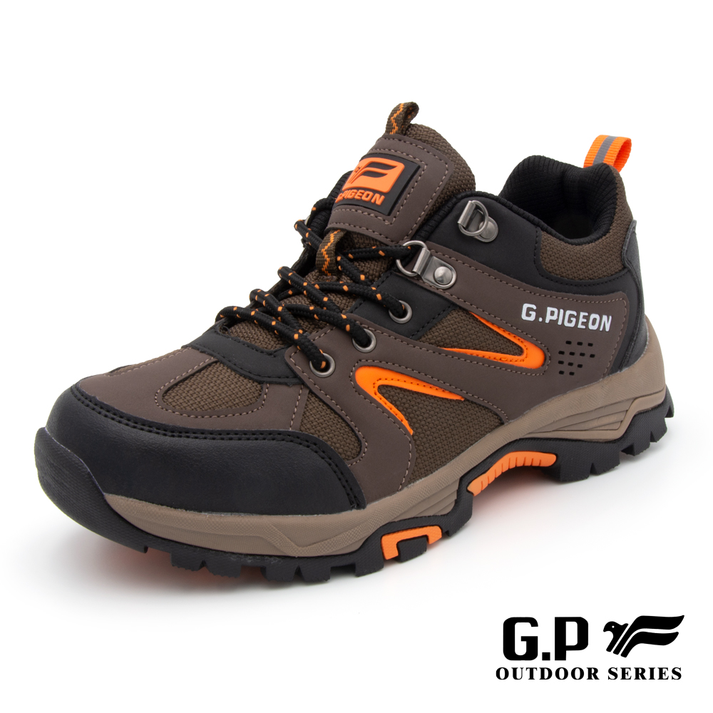 【G.P】男款登山休閒鞋 P0660M-30 咖啡色 (SIZE:40-44 共三色)