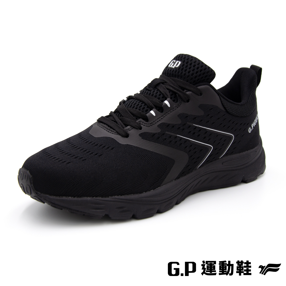 G.P男款超輕量寬楦運動鞋-IV(P8470M-10)黑色(SIZE:39-44)
