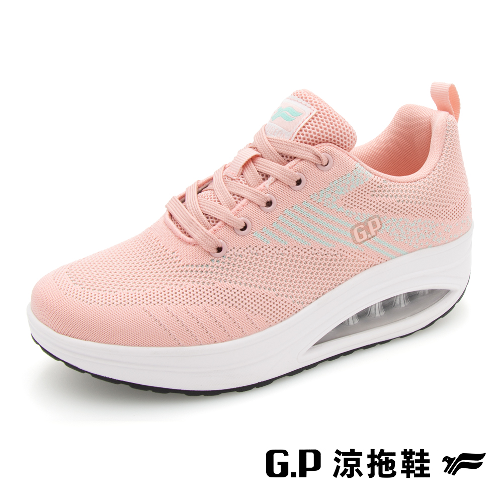 G.P女款緩震氣墊提臀運動鞋(P8471W-44)粉色(SIZE:36-40)