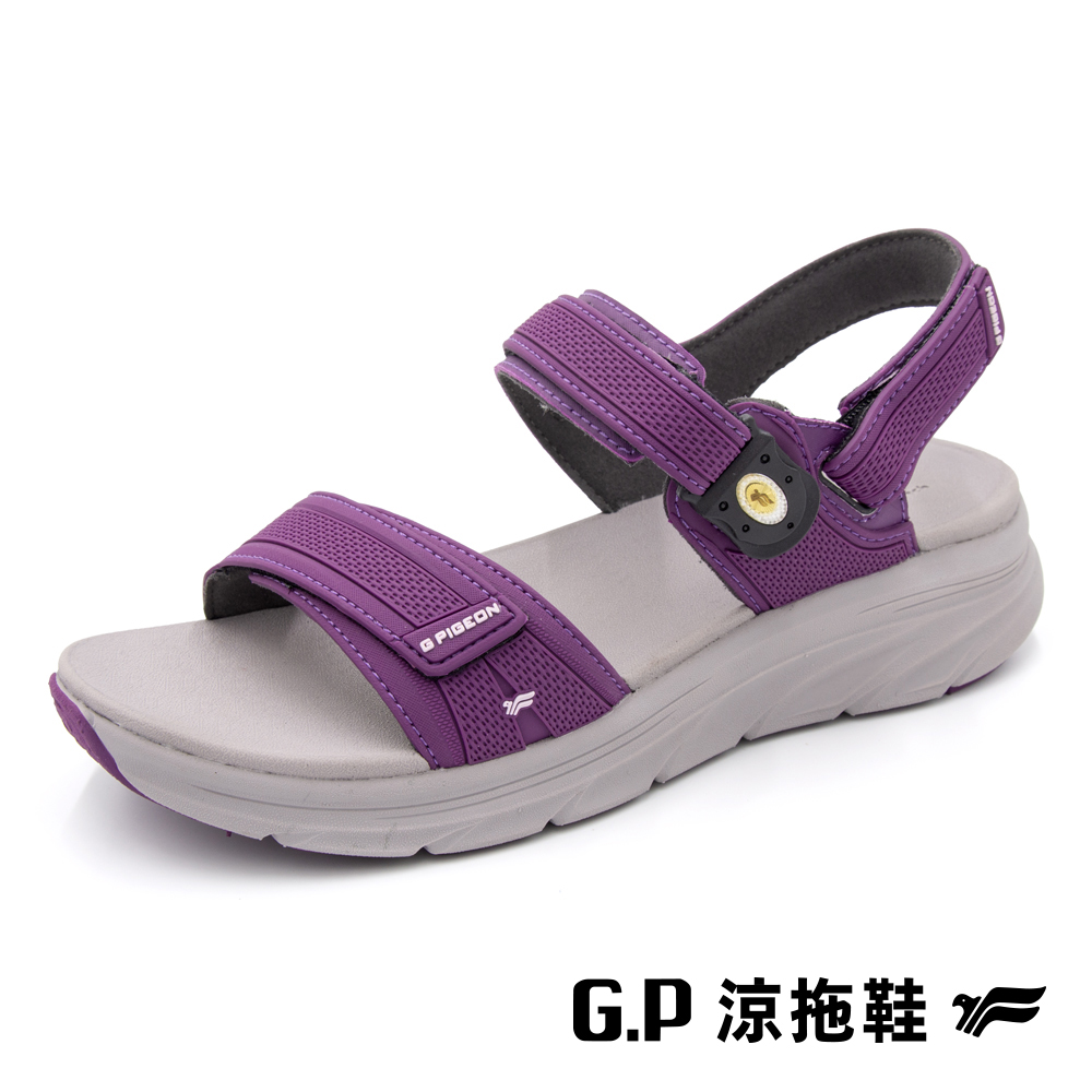 【G.P 女款輕羽緩震紓壓磁扣涼鞋】G3836W-41 紫色(SIZE:36-39 共三色)