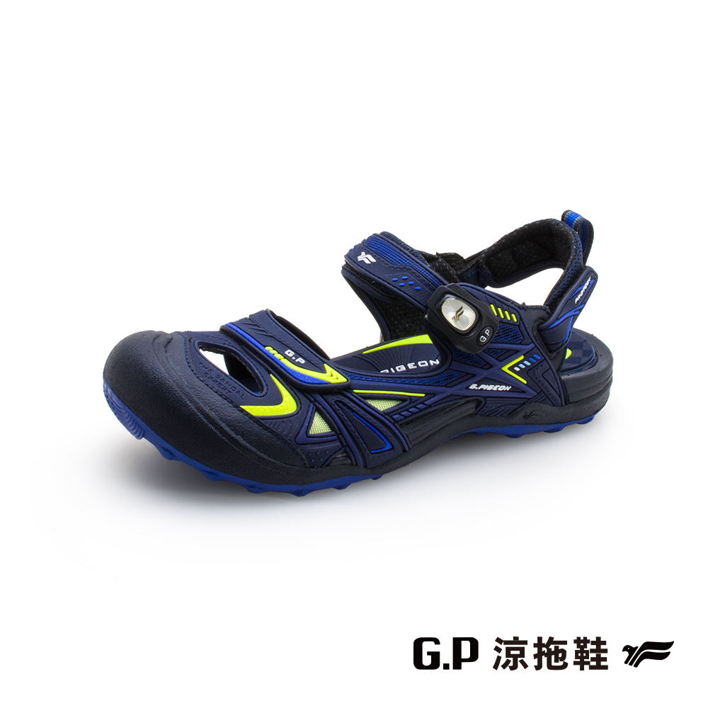 【G.P 男款戶外越野護趾鞋】G1642M-26 藍綠色 (SIZE:40-44 共三色)