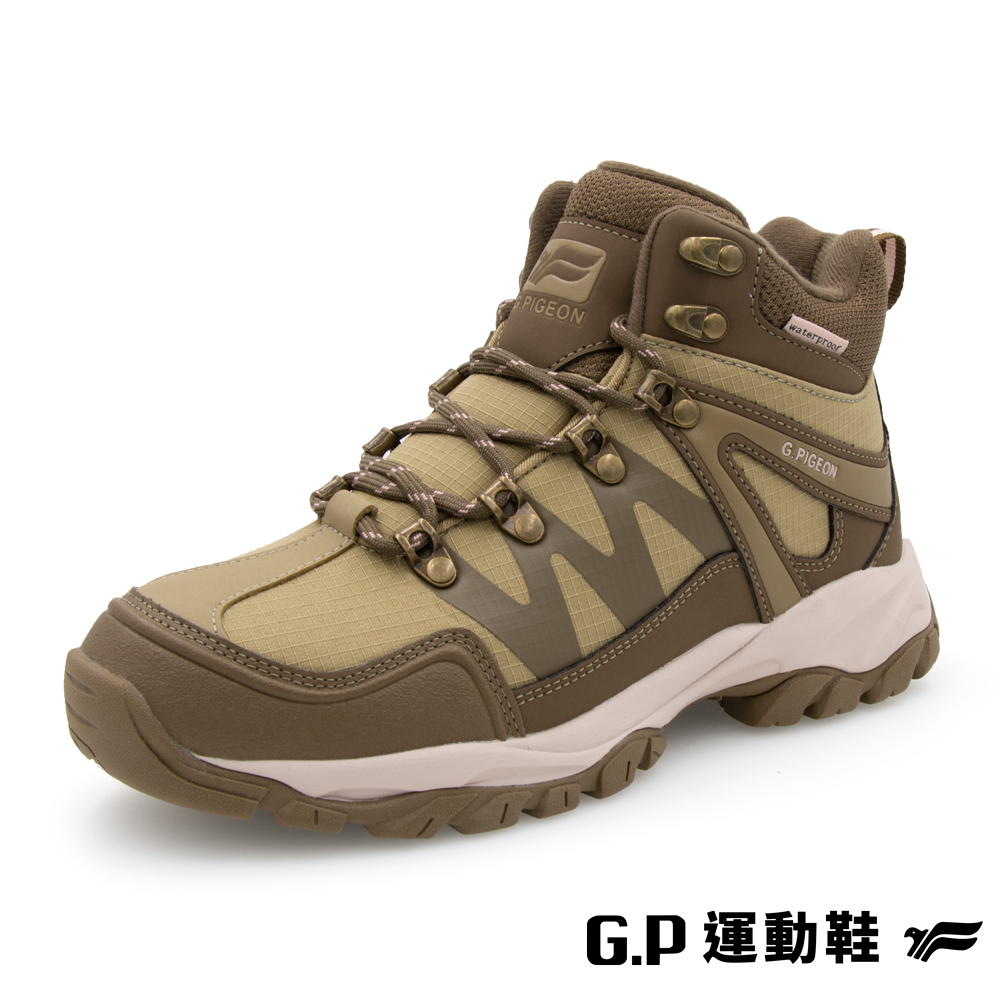 G.P女款高筒防水登山休閒鞋(P1122W-60)綠色(SIZE:36-40)