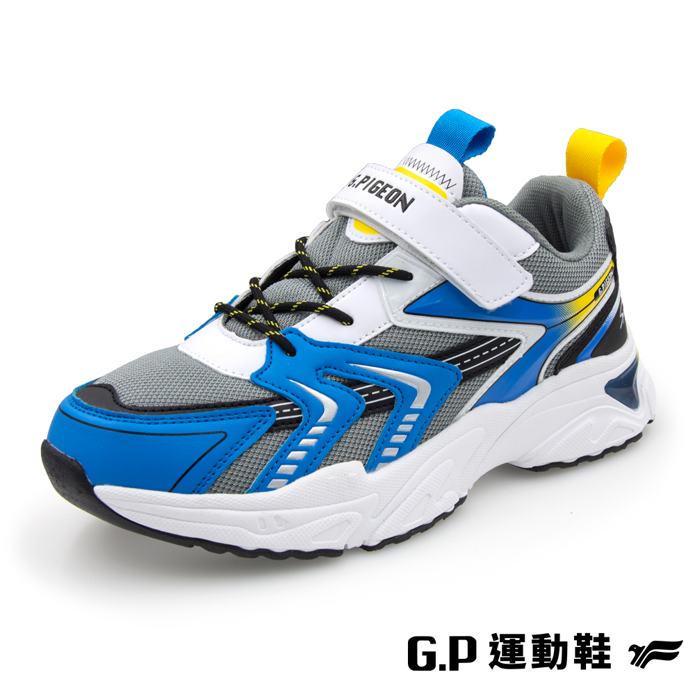 【G.P 活力透氣輕量兒童休閒鞋】P1332B-20 藍色 (SIZE:32-37 共二色)