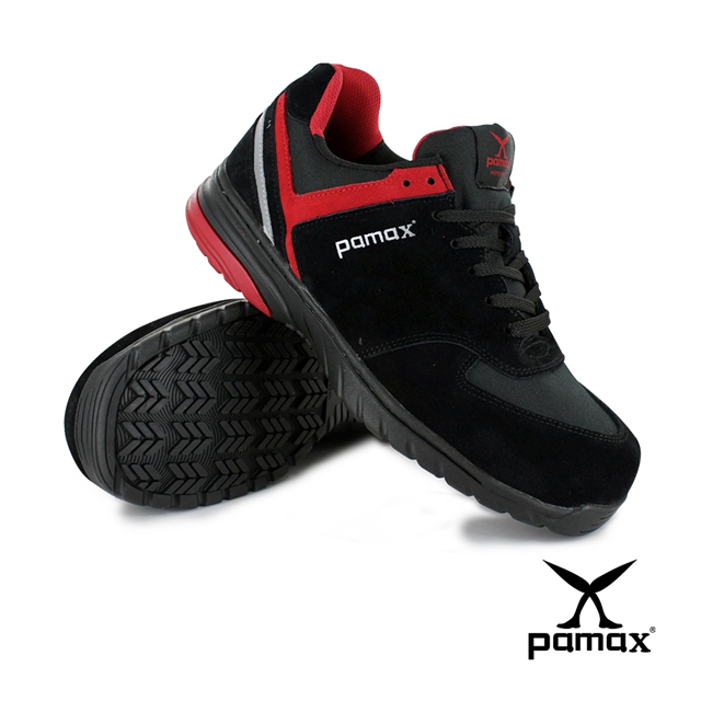 PAMAX 帕瑪斯【運動型安全鞋】頂級氣墊止滑安全鞋-寬楦鋼頭、除臭抗菌-PS36907FEH