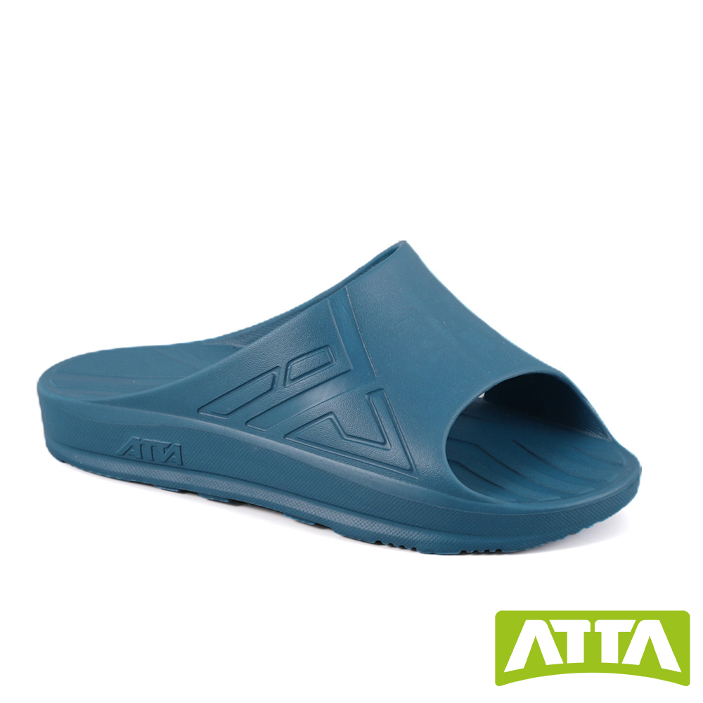 atta40厚均壓散步拖鞋-太平洋藍