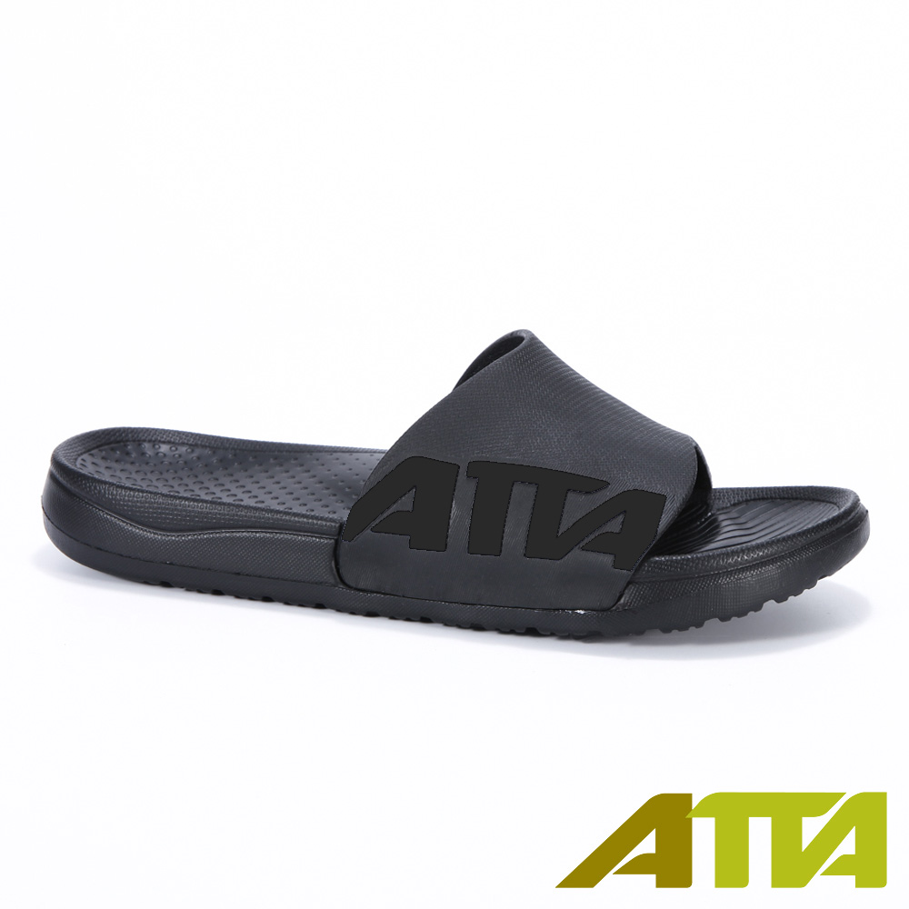 ATTA 5D動態足弓均壓拖鞋-黑