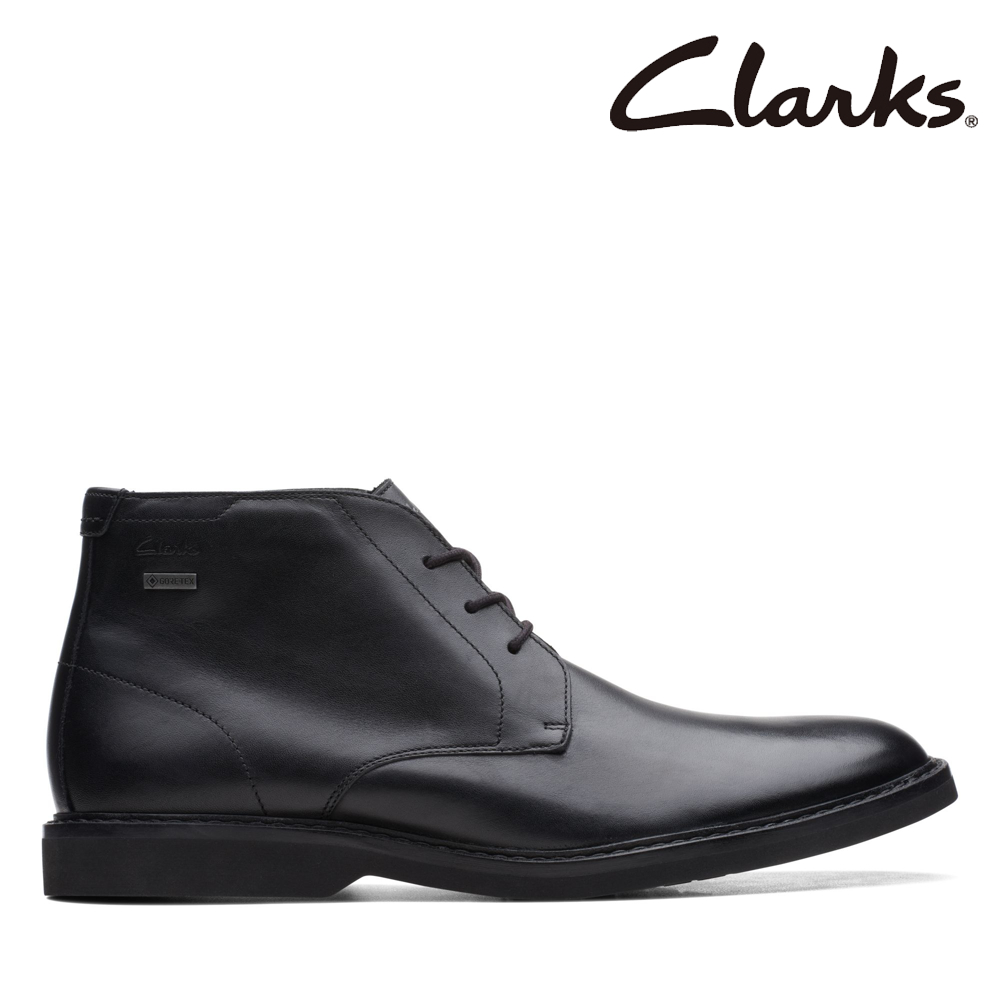 【Clarks】男款Atticus LT Hi GTX防水正裝靴 CLM61365B