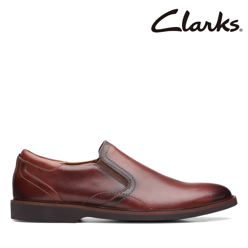 【Clarks】男款Malwood Easy微尖頭設計套穿輕量樂福鞋 CLM68169C