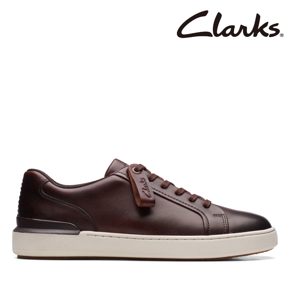 【Clarks】男款Court Lite Move極簡時尚綁帶休閒鞋 CLM71620C