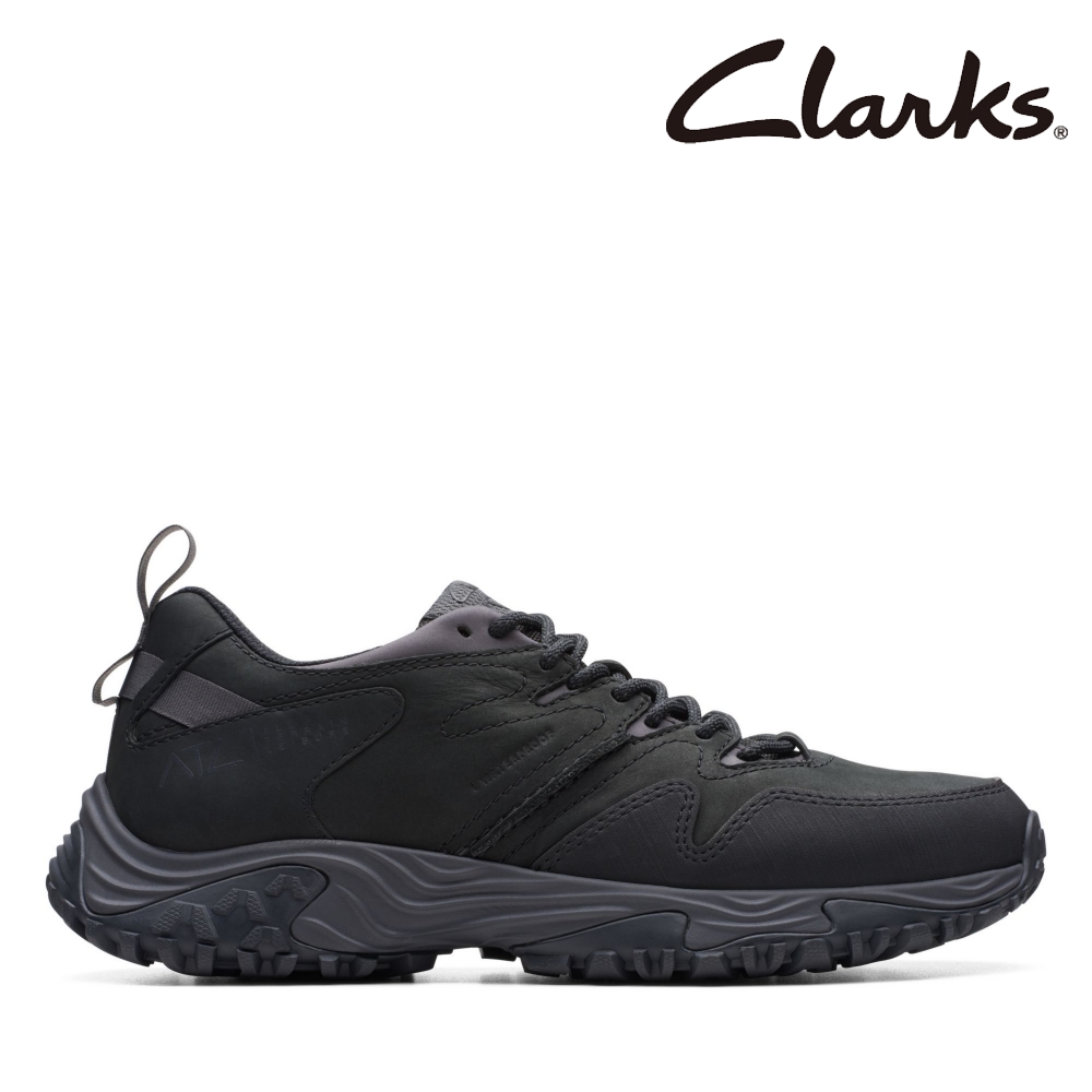 【Clarks】男鞋ATL Walk Go WP防潑水異材質拼接休閒徒步鞋 CLM73483C