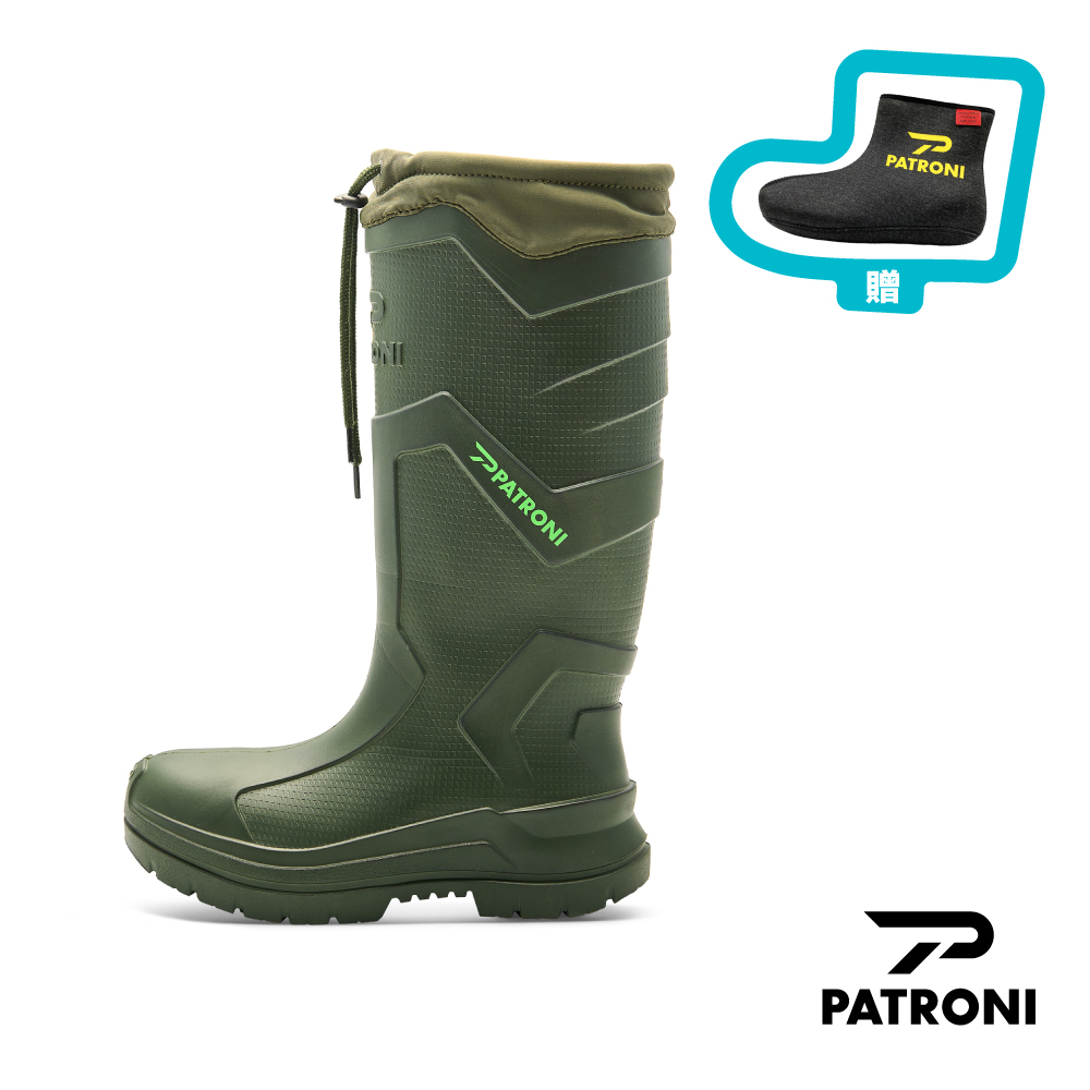 【PATRONI】極雨鞋 SF2380 DGN 極輕量抓梯絕緣安全雨鞋