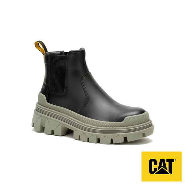CAT HARDWEAR CHELSEA 硬派簡約風短靴Unisex 男鞋-時尚黑