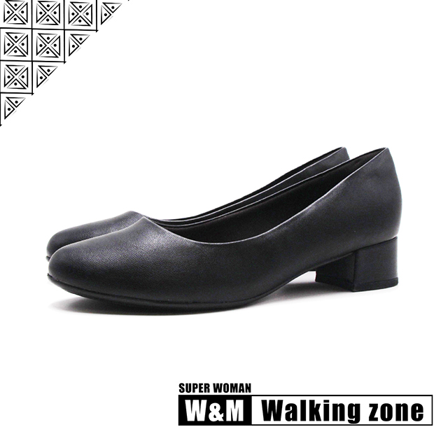 WALKING ZONE SUPER WOMAN系列完美低跟鞋 女鞋-黑
