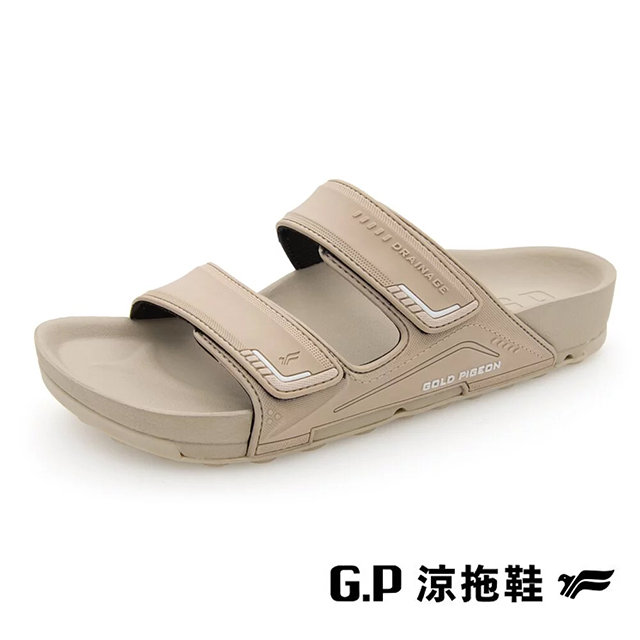 G.P(女)VOID防水透氣機能柏肯拖鞋 女鞋-奶茶色B12-G3753W-35