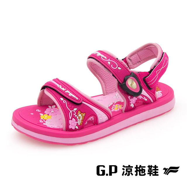 G.P(童)夢幻公主風兩用童涼鞋 童鞋-桃紅色B12-G3830B-45