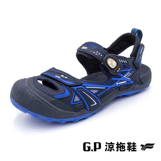 G.P(男)戶外越野護趾鞋 男鞋-藍色B12-G3842M-20
