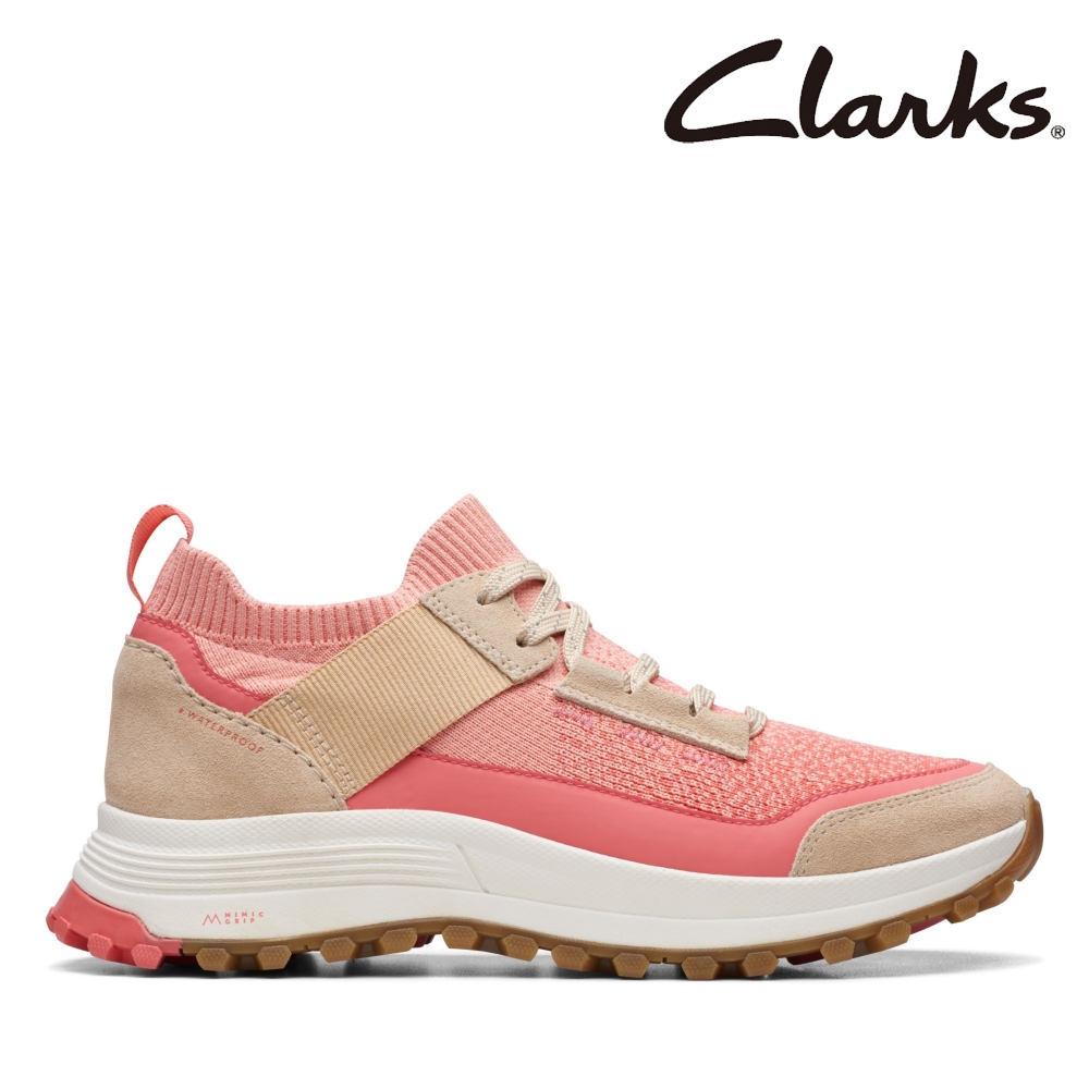 【Clarks】女款 ATL Trek Knit WP 防潑水輕盈透氣休閒鞋 CLF70571C
