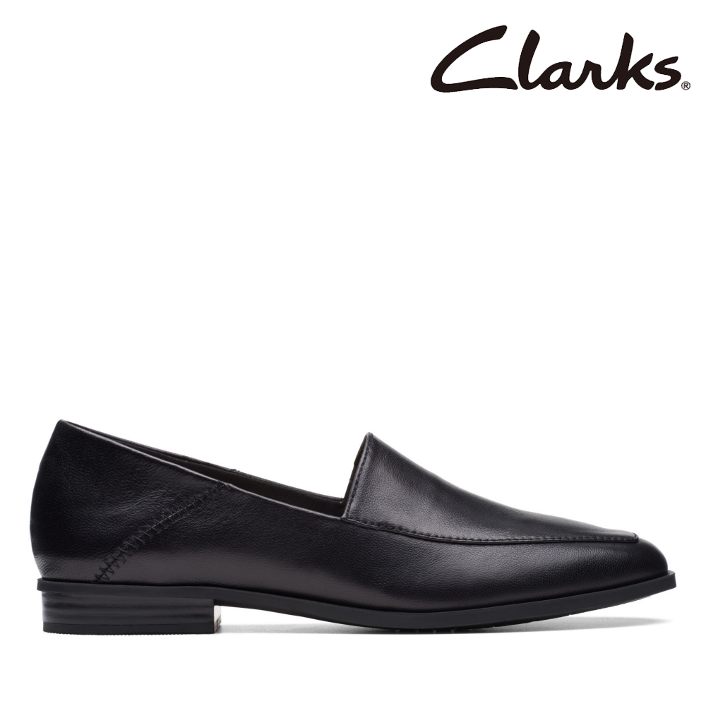 【Clarks】女鞋Sarafyna Freva美好生活素面微方頭樂福鞋CLF74827D