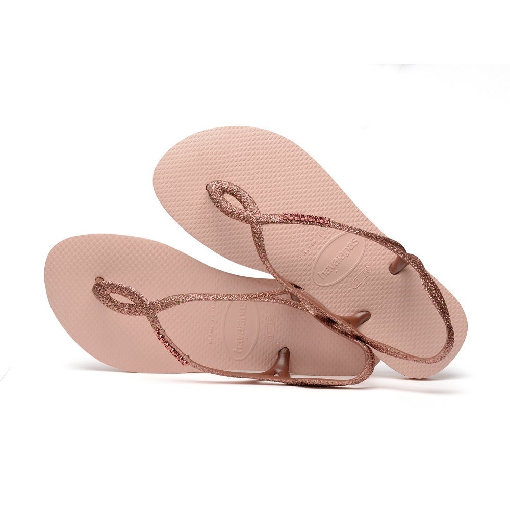 【havaianas 哈瓦仕】Luna Premium 芭蕾粉 女鞋 巴西人字拖 夾腳拖鞋 涼鞋