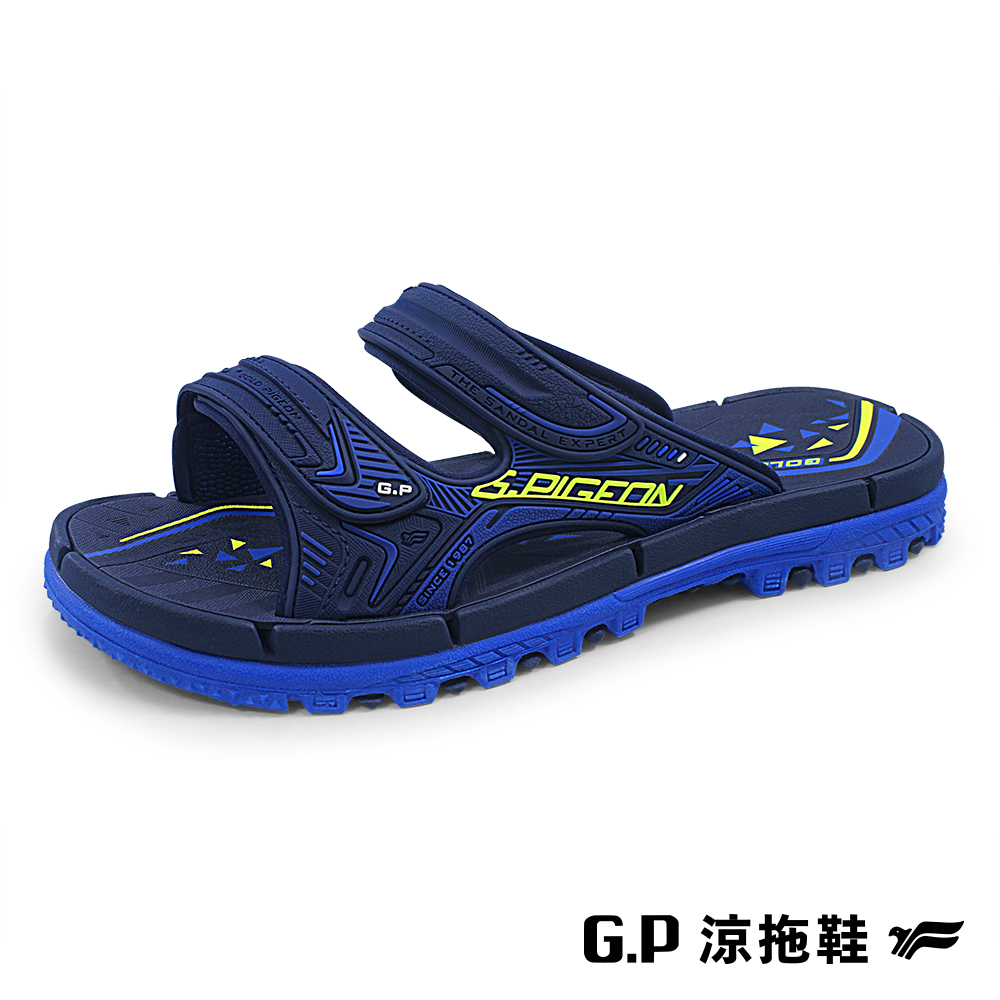 【G.P】男款TANK重裝雙帶拖鞋 G2268M-26 藍綠色 (SIZE:39-44 共二色)