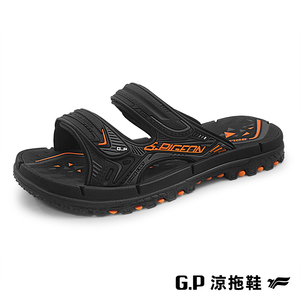 【G.P】男款TANK重裝雙帶拖鞋 G2268M-42 橘色 (SIZE:39-44 共二色)